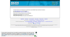 Desktop Screenshot of jhu.naxosmusiclibrary.com
