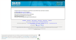 Desktop Screenshot of gccoll.naxosmusiclibrary.com