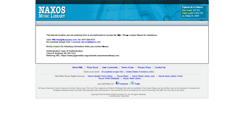Desktop Screenshot of colorado.naxosmusiclibrary.com