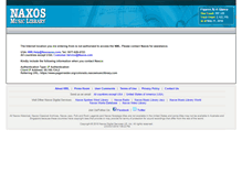 Tablet Screenshot of colorado.naxosmusiclibrary.com