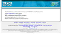 Tablet Screenshot of cim.naxosmusiclibrary.com
