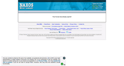 Desktop Screenshot of namsan.naxosmusiclibrary.com